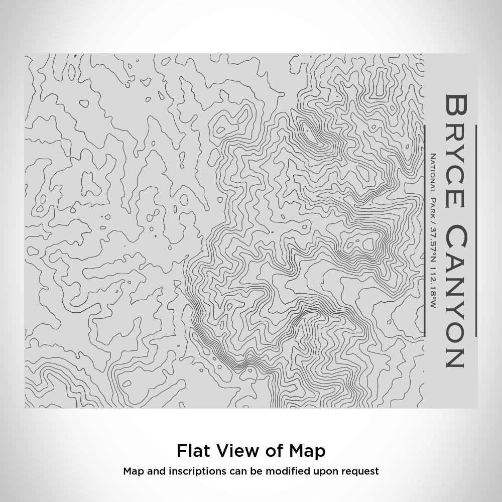 Bryce Canyon National Park - Utah Map Bottle with