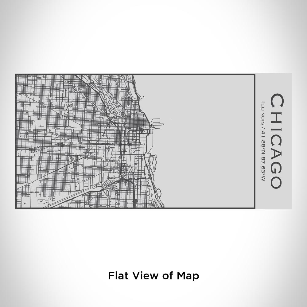 Chicago - Illinois Map Insulated Bottle