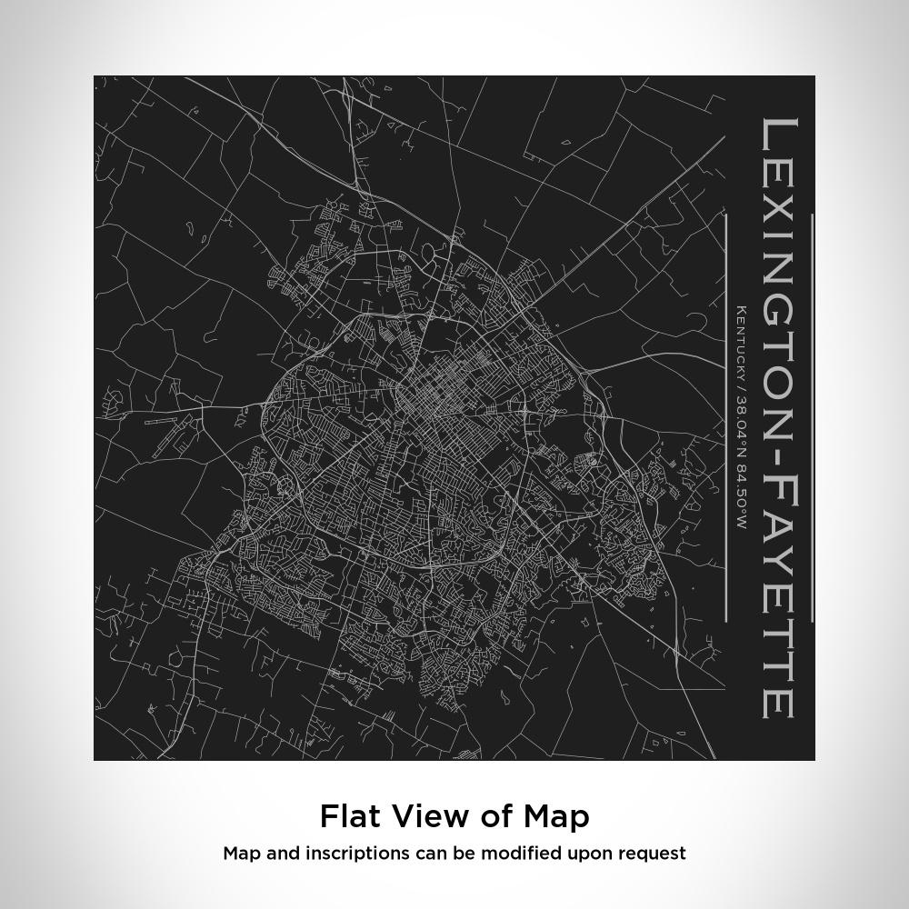 Lexington-Fayette - Kentucky Map Tumbler in Matte Black