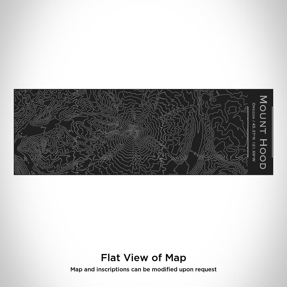 Mount Hood - Oregon Map Insulated Cup in Matte Black