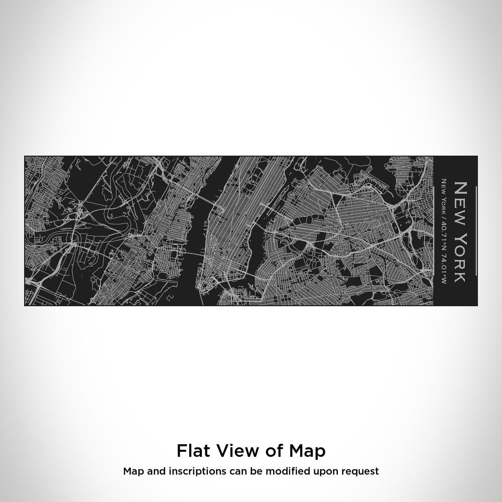 New York - New York Map Insulated Cup in Matte Black