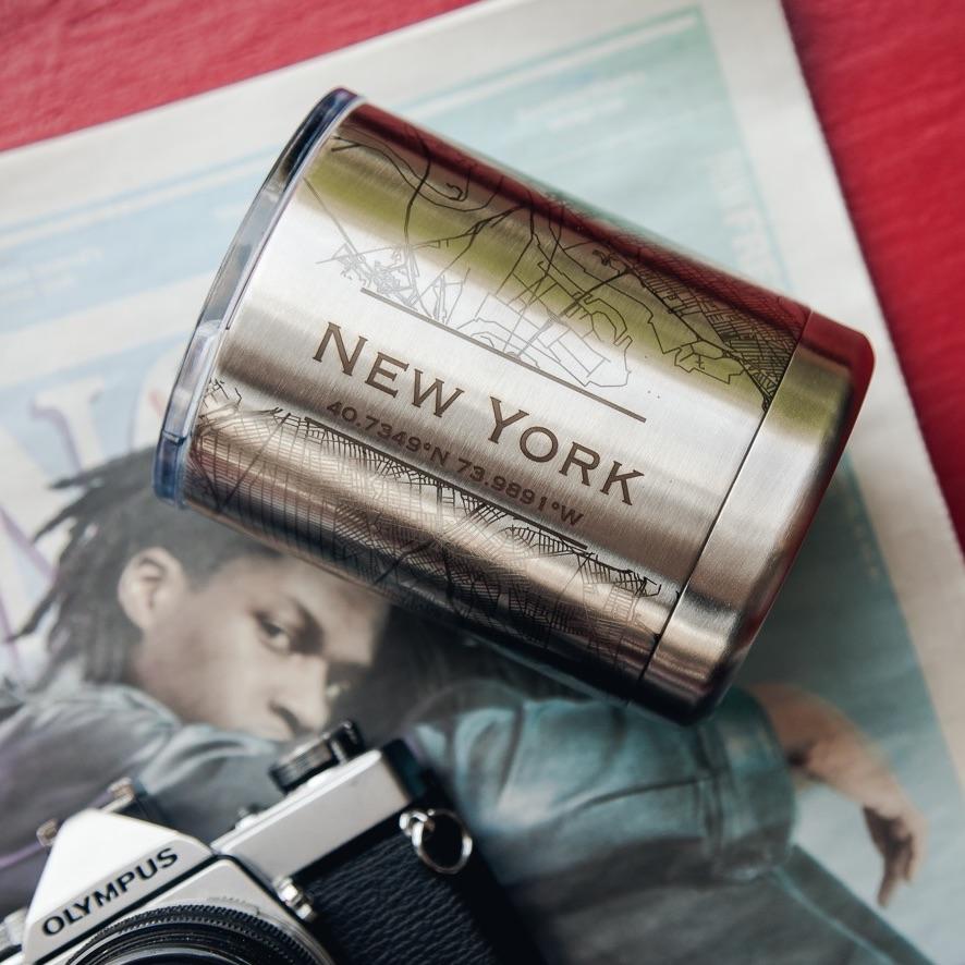 Olympic National Park - Washington Map Insulated Cup